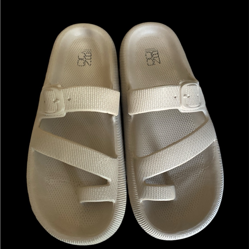 Tan Slide Sandals